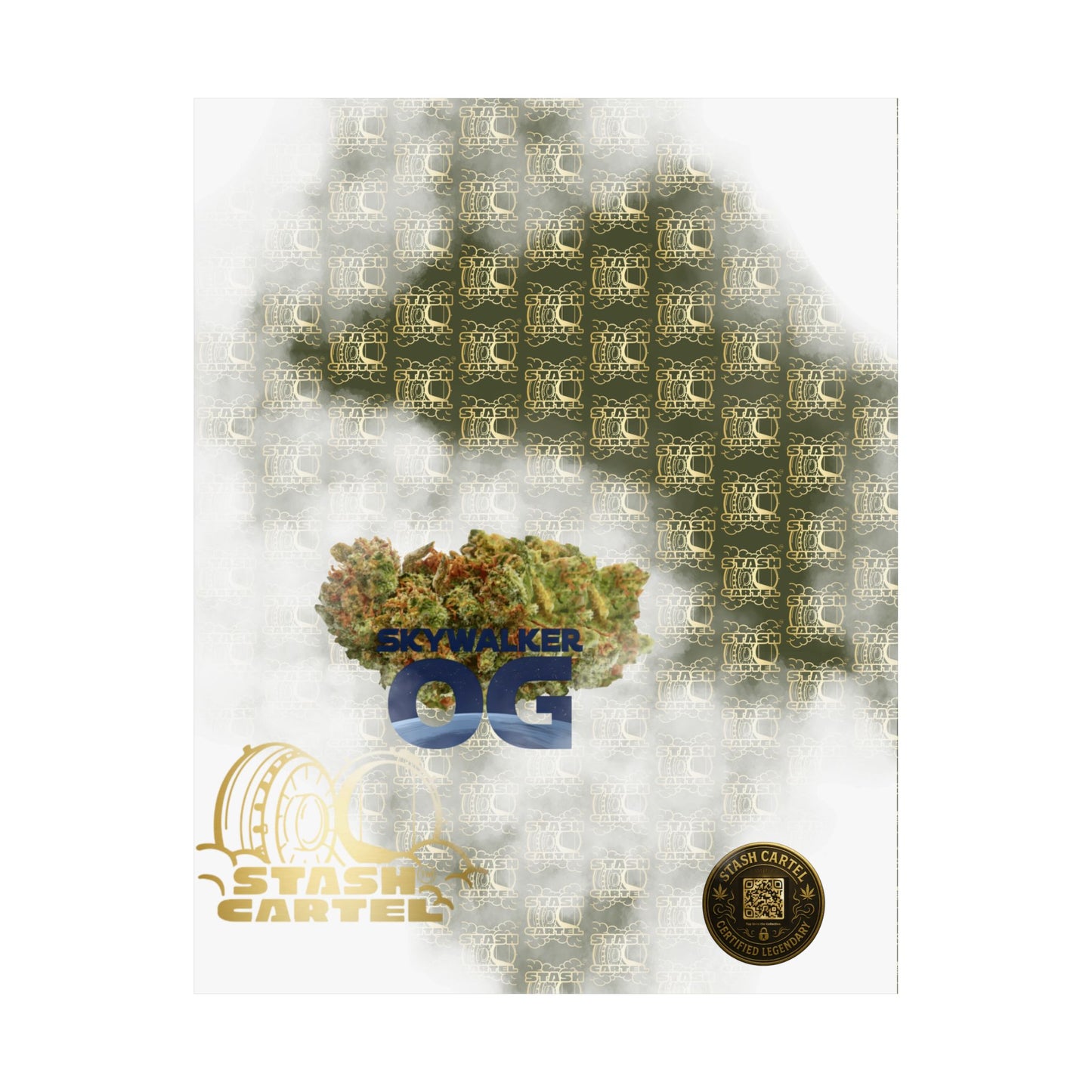 🌌 "Skywalker OG" Galactic Indica-Hybrid Poster