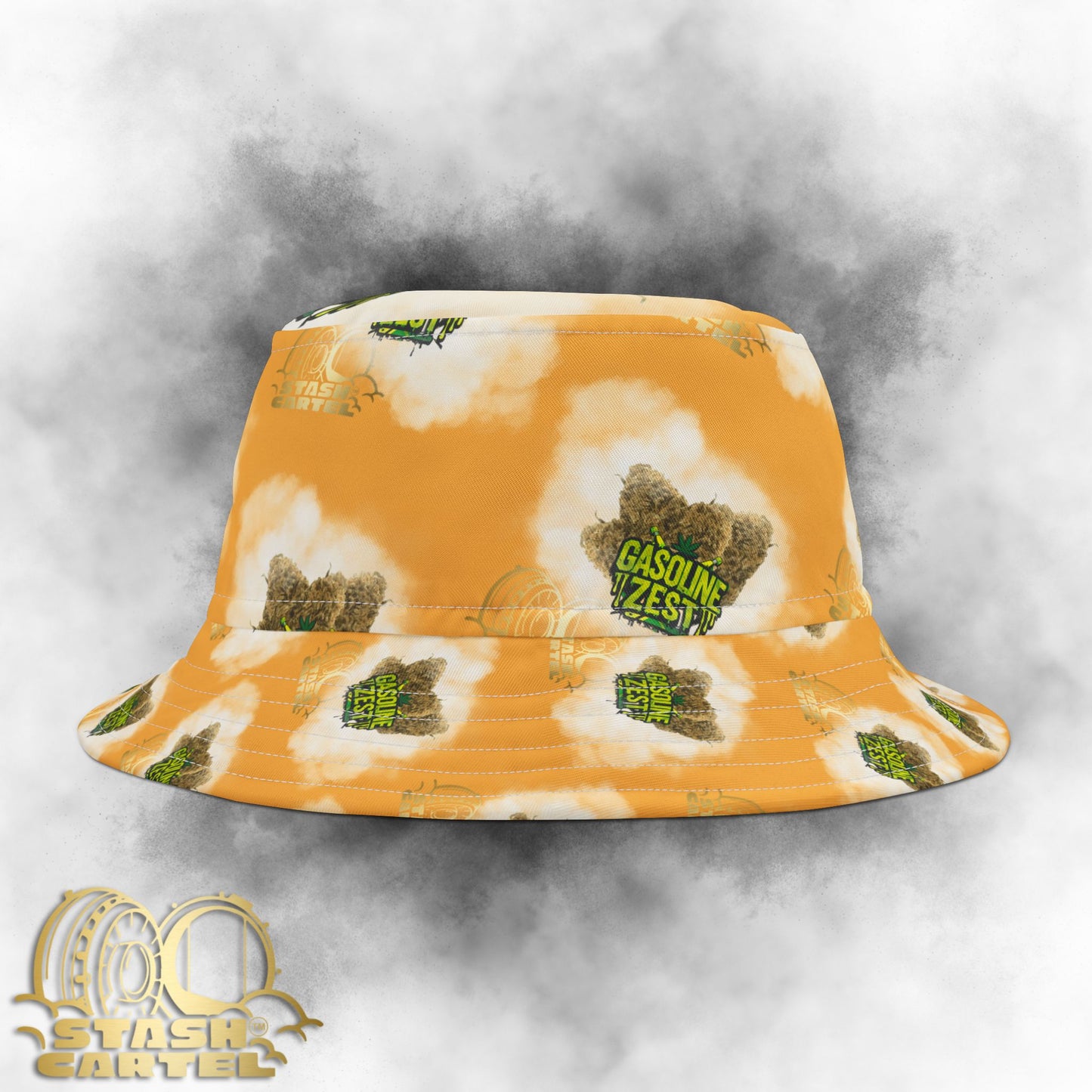 Gasoline Zest Bucket Hat – Citrus Burn with Full Throttle Flavor