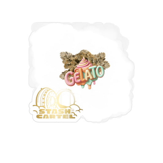 Gelato Transparent Outdoor Sticker – Stoner Art Collectible