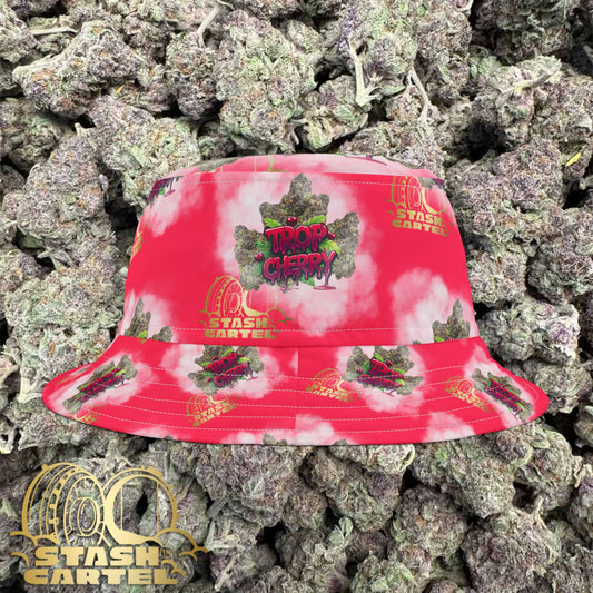 🍒 Trop Cherry Bucket Hat – Loud Flavor, Fast Flex
