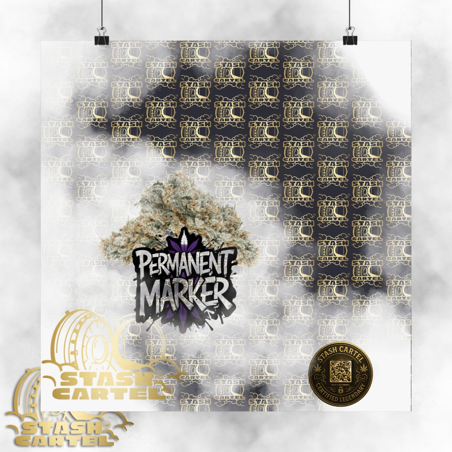 🖊️💥 Permanent Marker Poster – Loud Hybrid Wall Print with Candy Gas & Funk