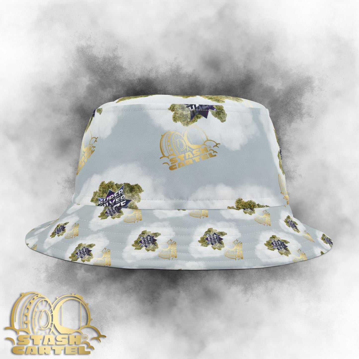 Super Silver Haze Bucket Hat – Bright Citrus Drip with Vintage Heat