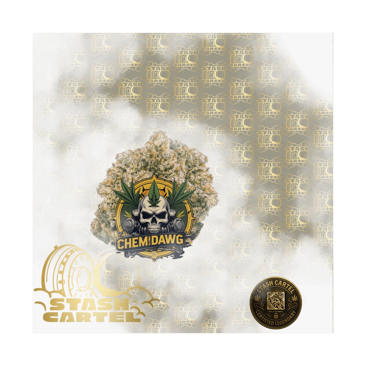 🧪⛽ Chemdawg Poster – Classic Gas Strain Wall Art with Heavy Hybrid Energy