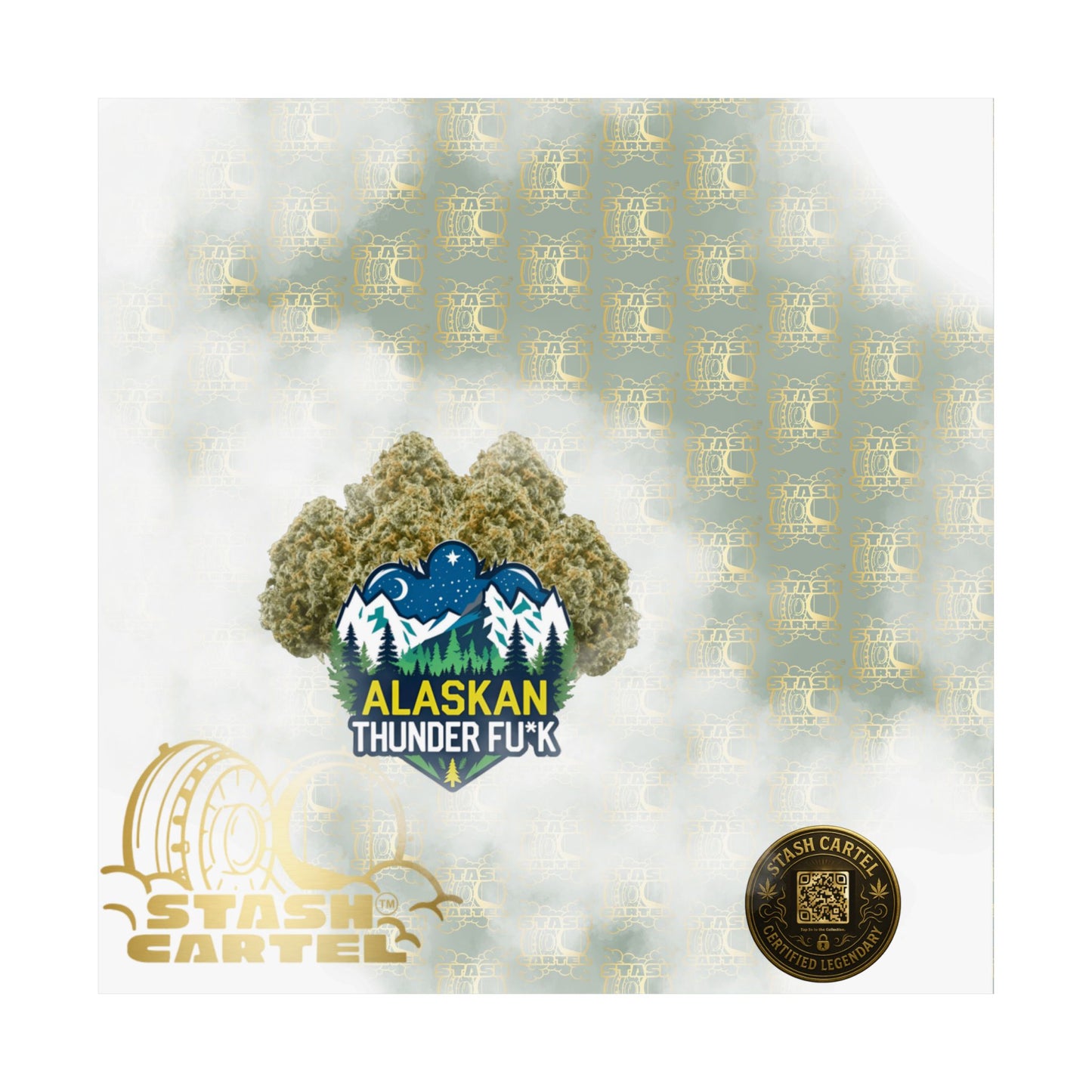 ❄️💨 Alaskan Thunder Fuck Poster – Cold Sativa Energy for Wild Minds