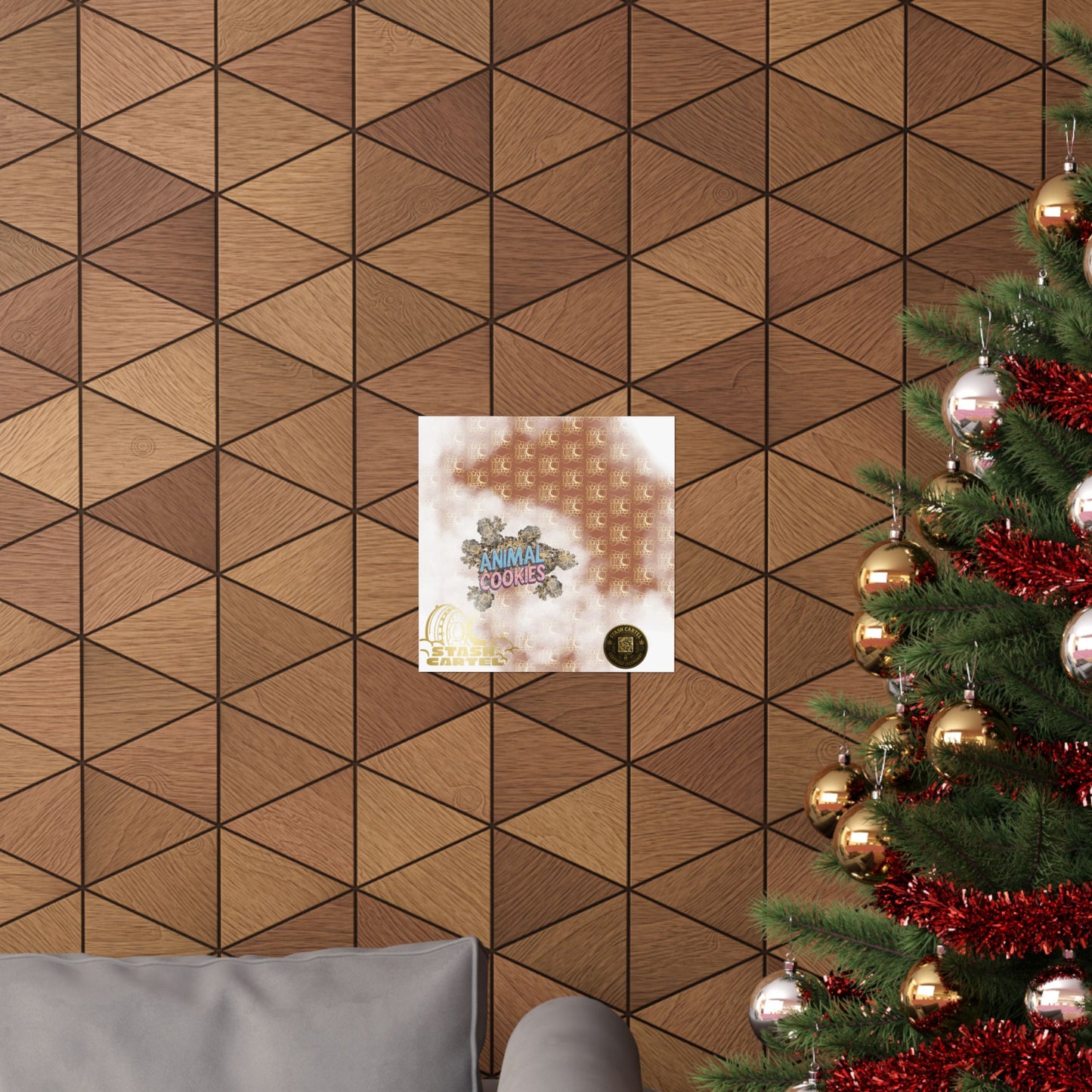 🍪🦁 Animal Cookies Poster – Dense Indica Hybrid with Dessert Sweetness & Sedative Power