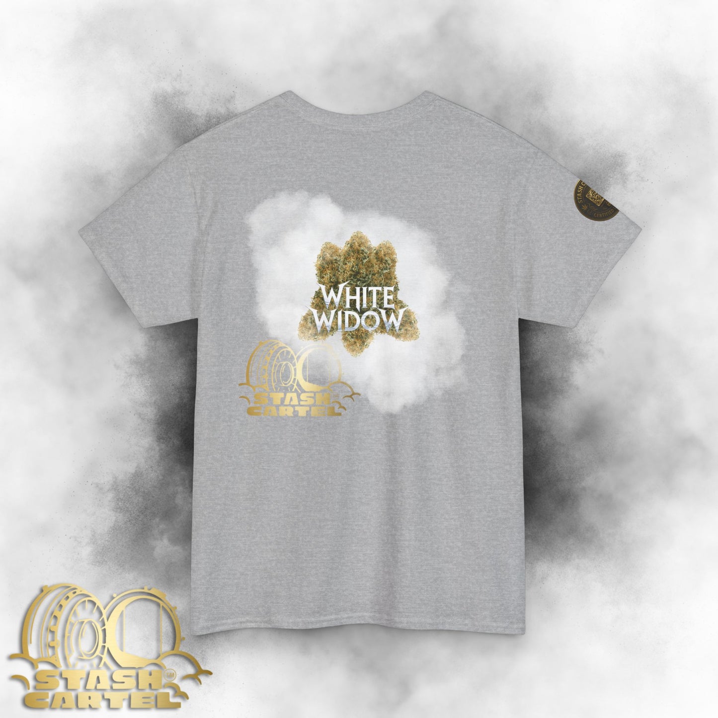 White Widow Tee – Frosted Hybrid Knockout Unisex Heavy Cotton Tee