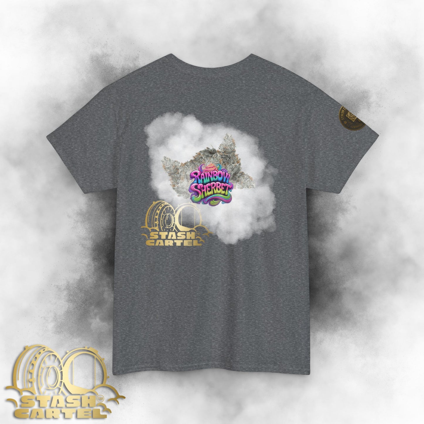 Rainbow Sherbet Tee – Chill Spectrum Fire Unisex Heavy Cotton Tee