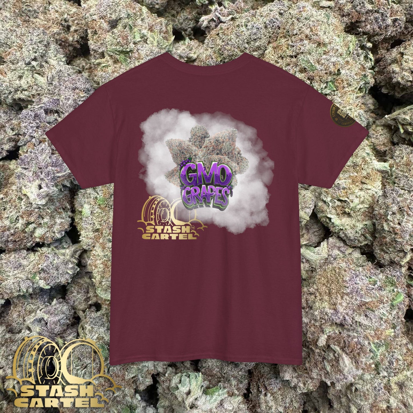 GMO Grapes Tee – Heavy Funk, Purple Drip, Legendary Loud Unisex Graphic Tee