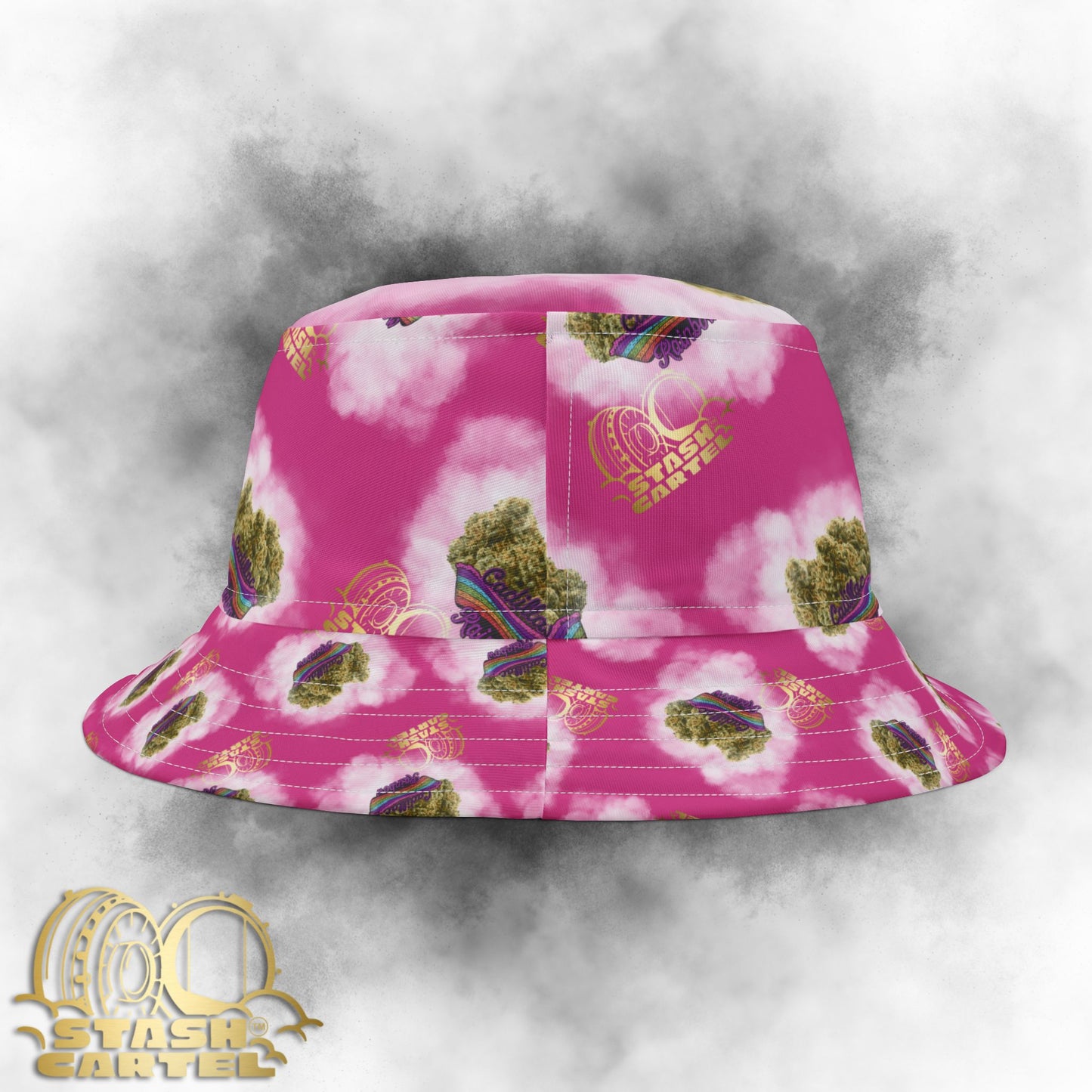 Cadillac Rainbow Bucket Hat – High-Speed Color Flex with Luxe Drip