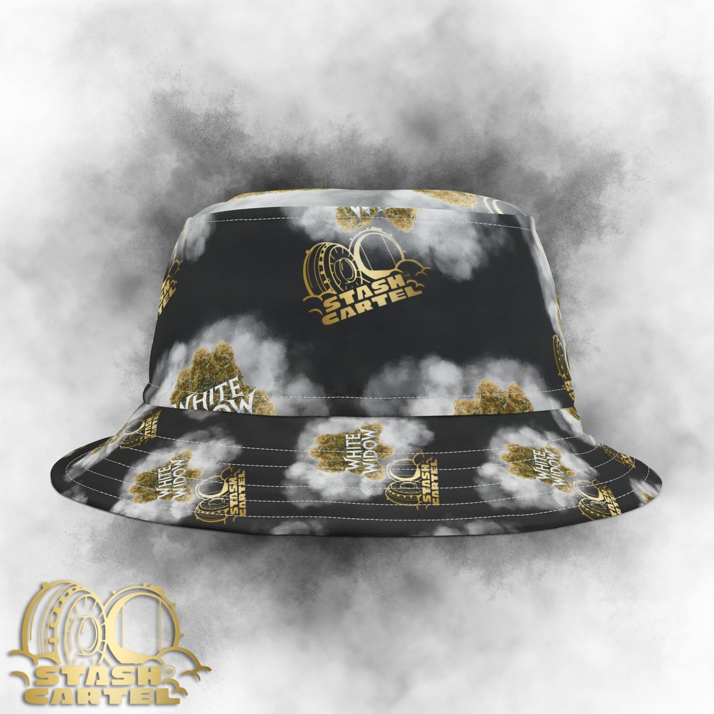White Widow Bucket Hat – Clean Heat with Global Cult Classic Energy