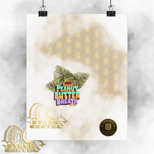 🥜🫁 Peanut Butter Breath Poster – Funky Hybrid Wall Poster for the Flavor Weirdos