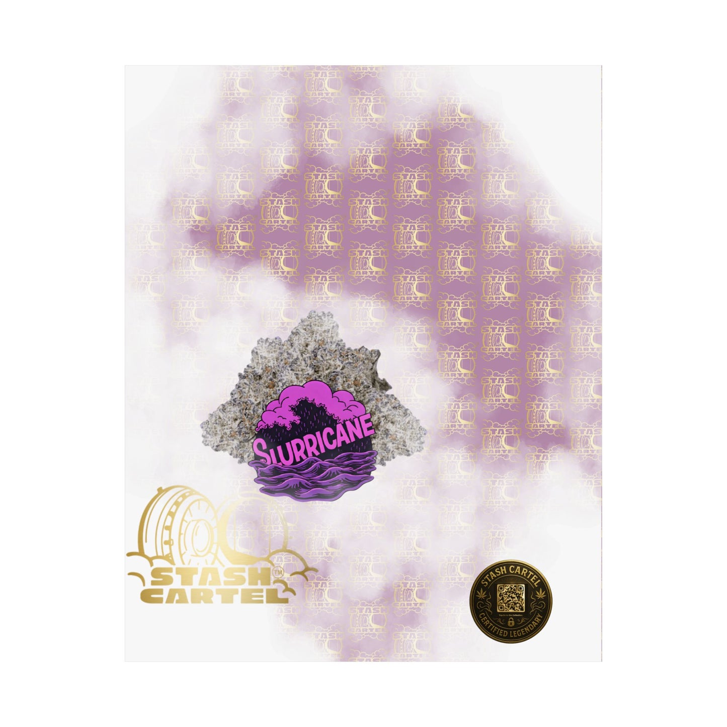 🌪️💜 Slurricane Poster – Indica Power Poster with Creamy Grape Terps