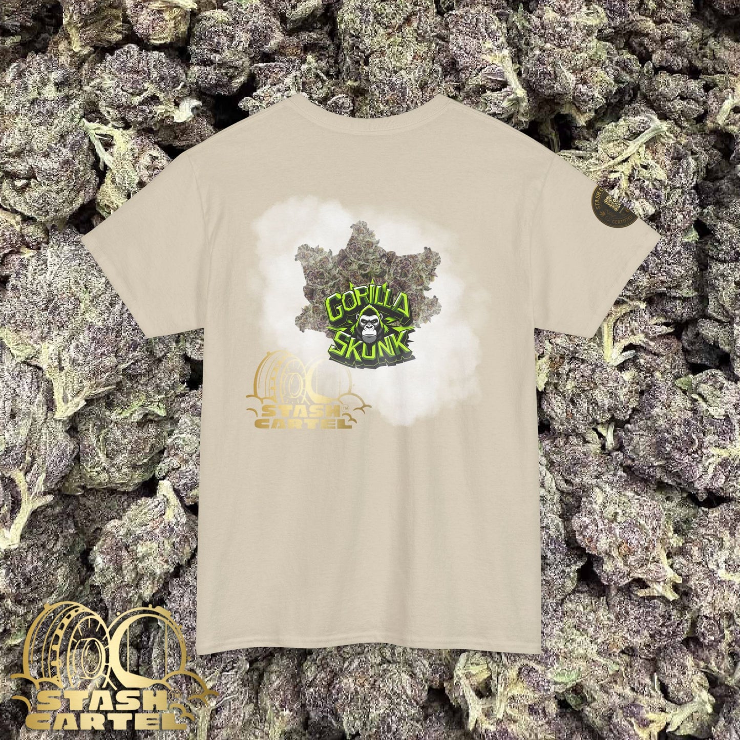 Gorilla Skunk Tee – Primal Funk Meets Classic Skunk Unisex Heavy Cotton Tee