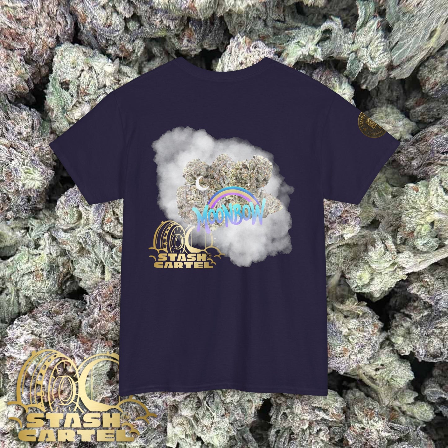 Moonbow Tee – Rainbow Resin Loudwear Unisex Cotton Tee