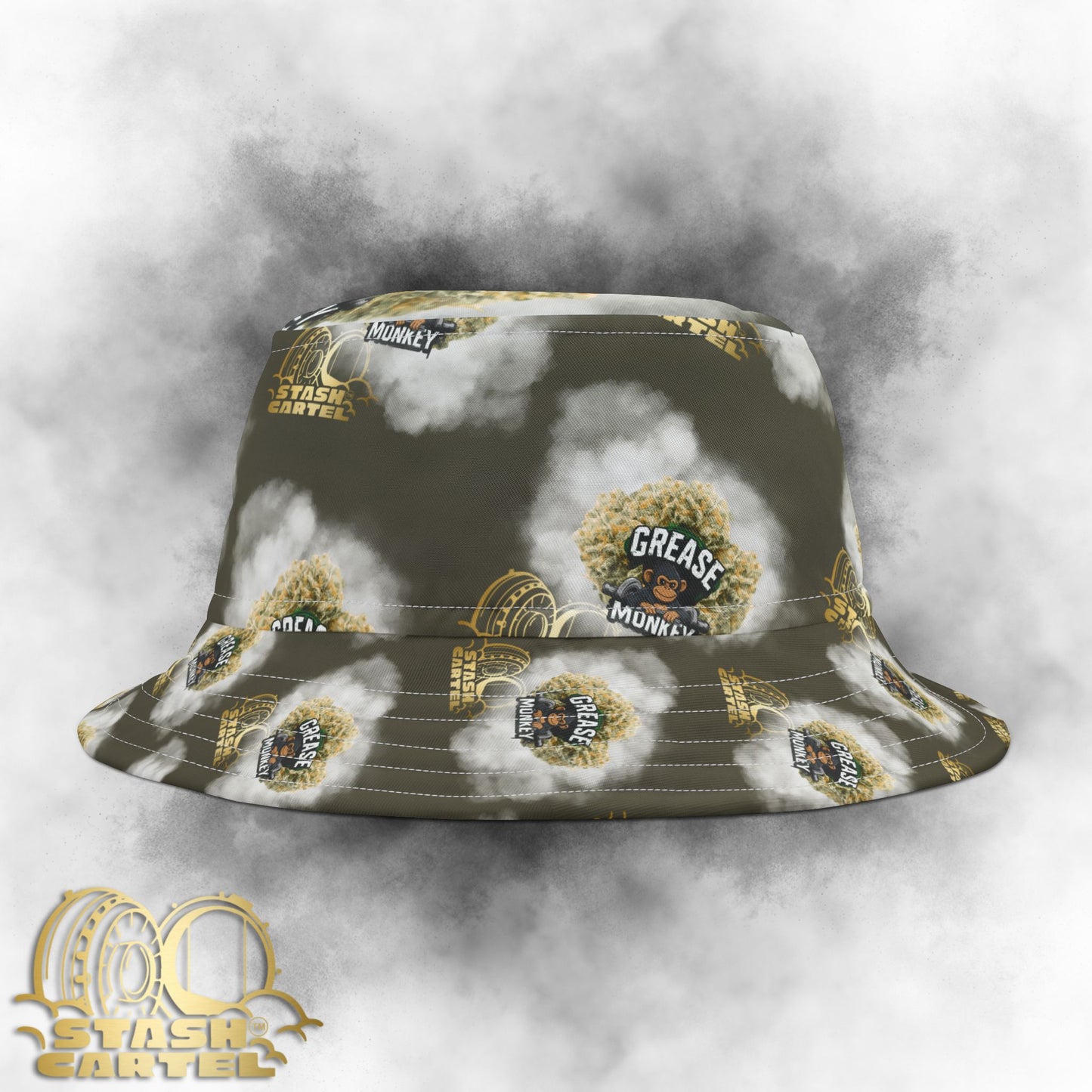 Grease Monkey Bucket Hat – Sticky Style with Loud Gas Drip