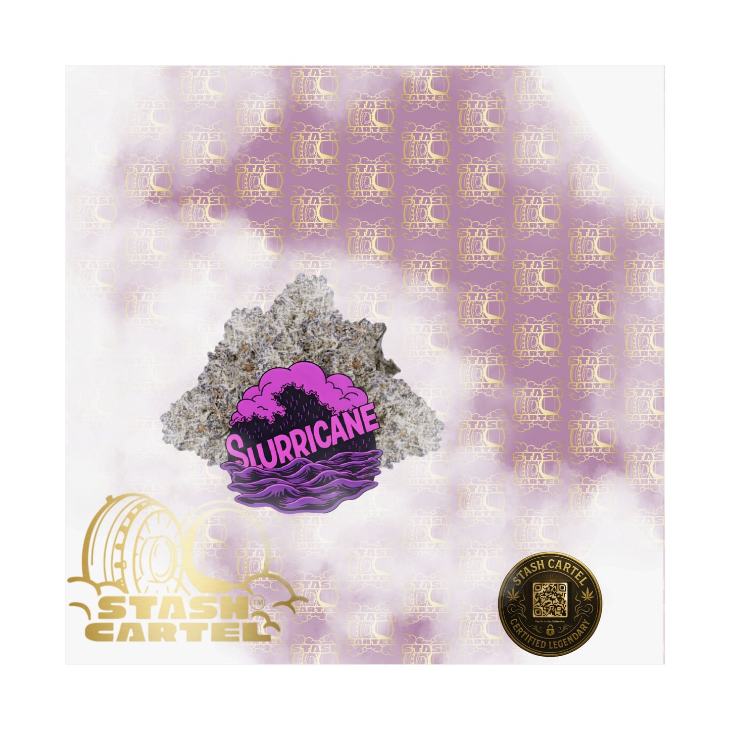 🌪️💜 Slurricane Poster – Indica Power Poster with Creamy Grape Terps