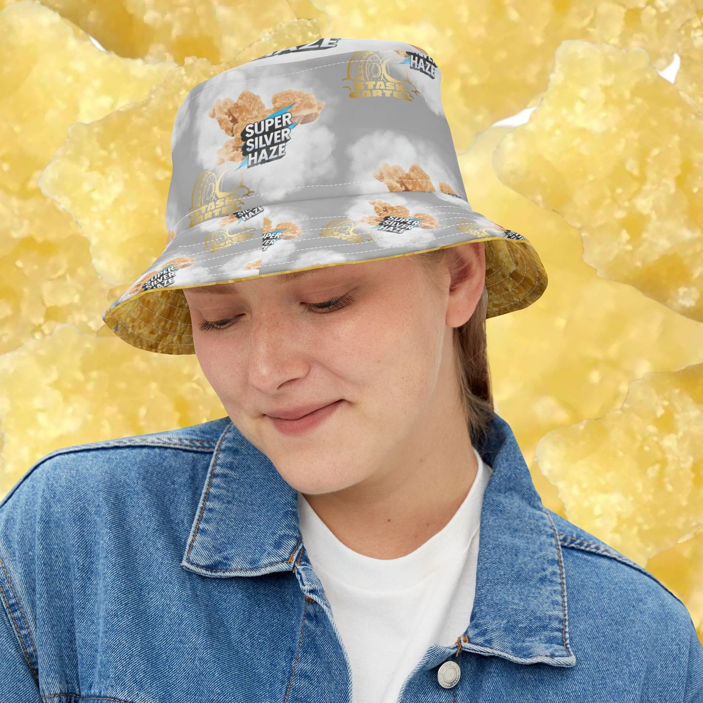 Super Silver Haze Bucket Hat – Crumble Culture & Classic Elevation