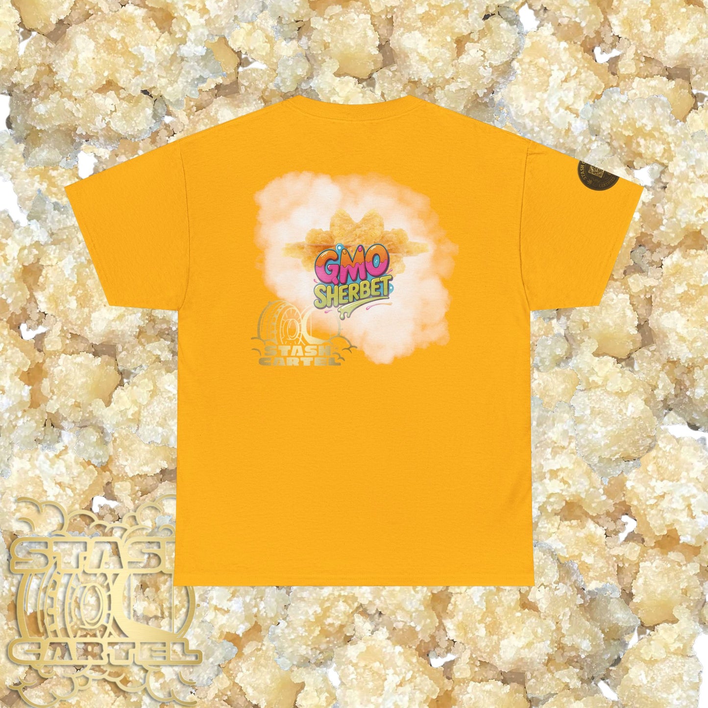 GMO Sherbet Sugar Wax Tee – Full Spectrum Drip, Loud & Creamy Unisex Heavy Cotton Tee
