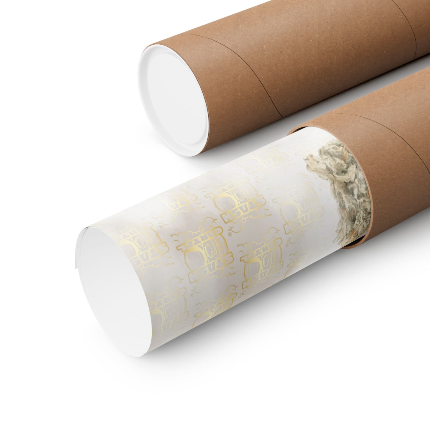 🍄💨 White Truffle Poster – Creamy Exotic Gas Poster with Velvet Indica Feel