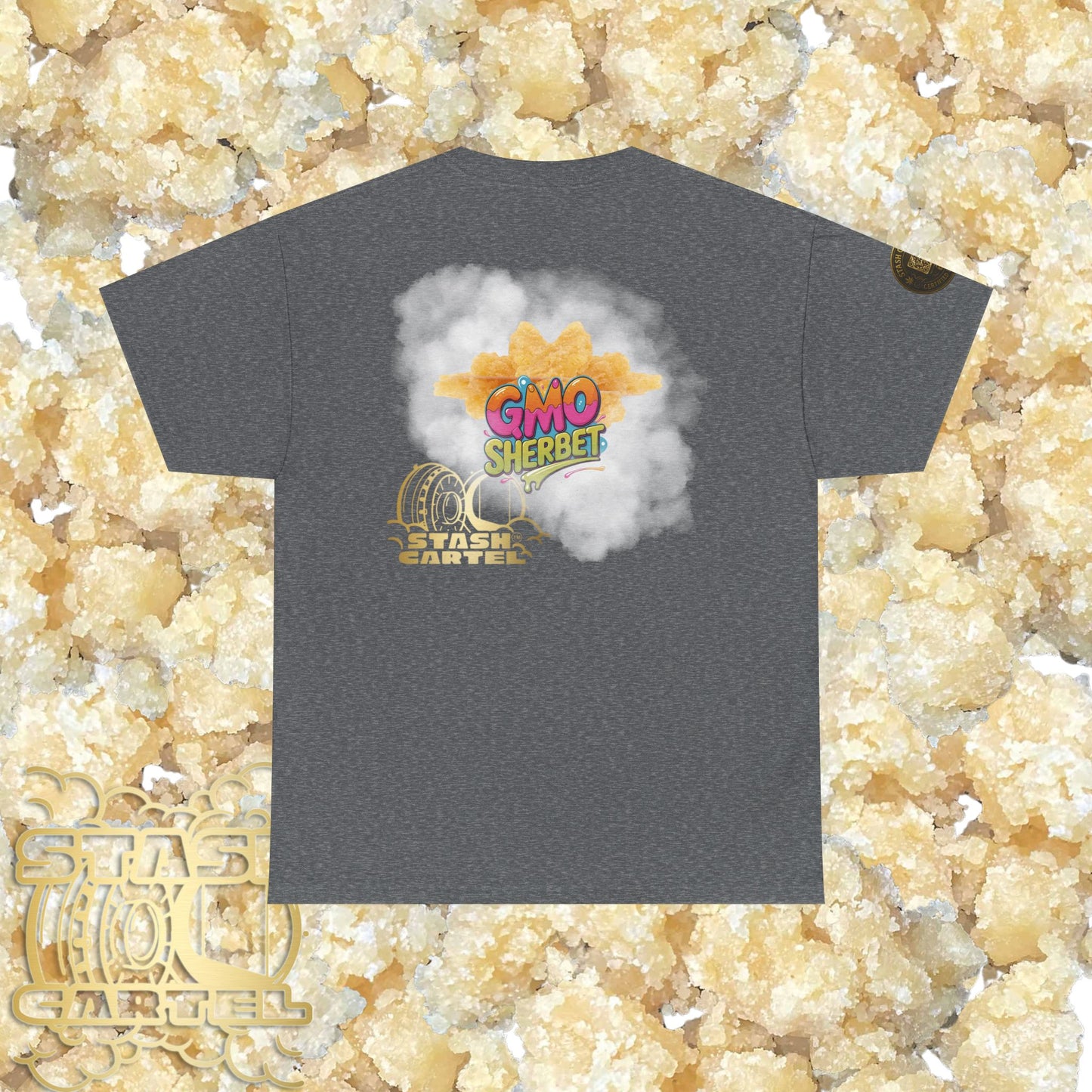GMO Sherbet Sugar Wax Tee – Full Spectrum Drip, Loud & Creamy Unisex Heavy Cotton Tee