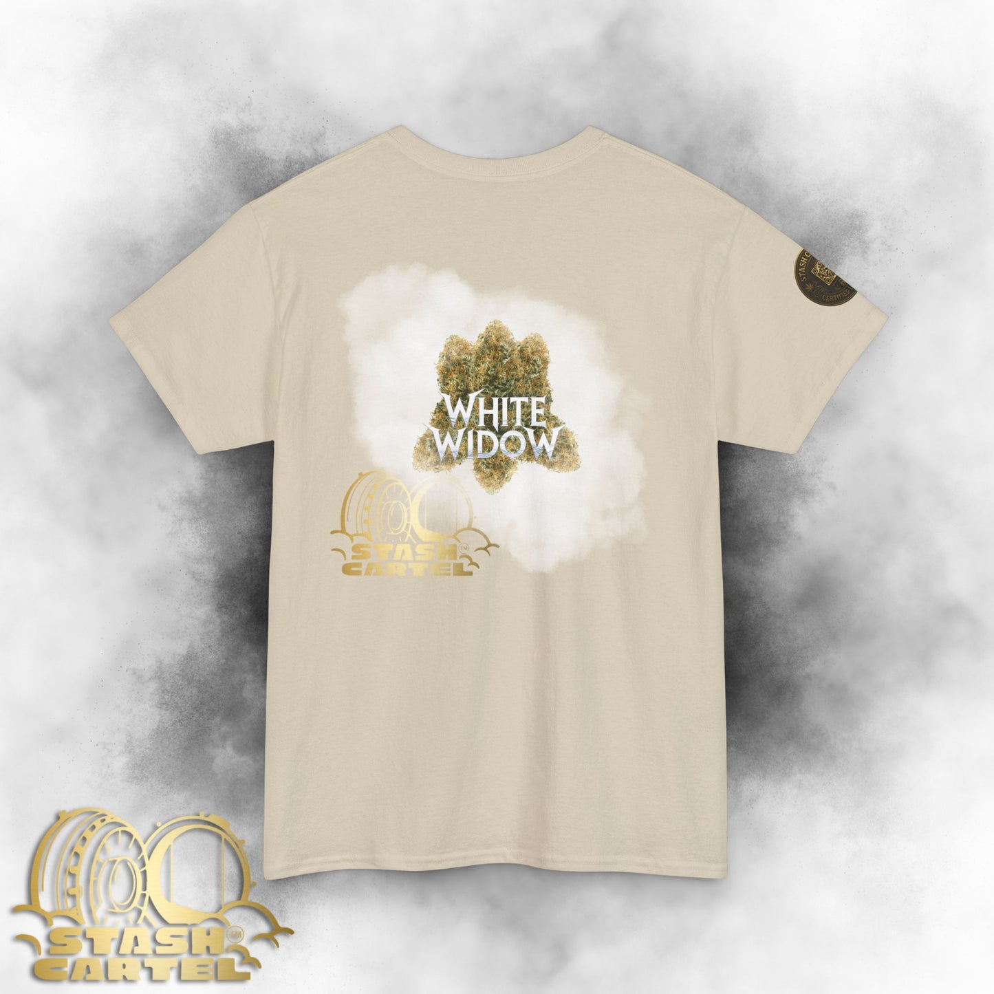 White Widow Tee – Frosted Hybrid Knockout Unisex Heavy Cotton Tee