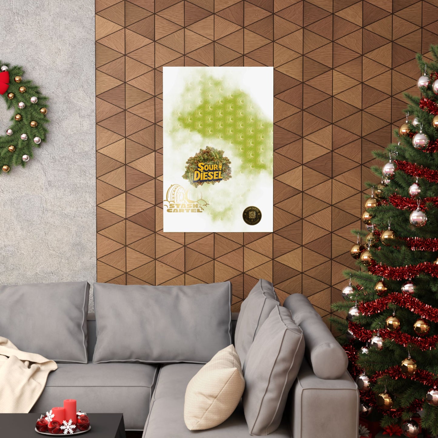 ⚡ "Sour Diesel" Electric Sativa Drip Poster