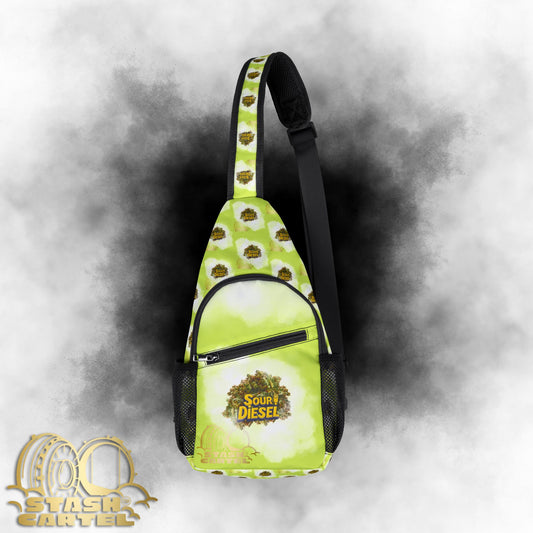 Sour Diesel Stash Bag – Fast Lane Gas with New York Pressure