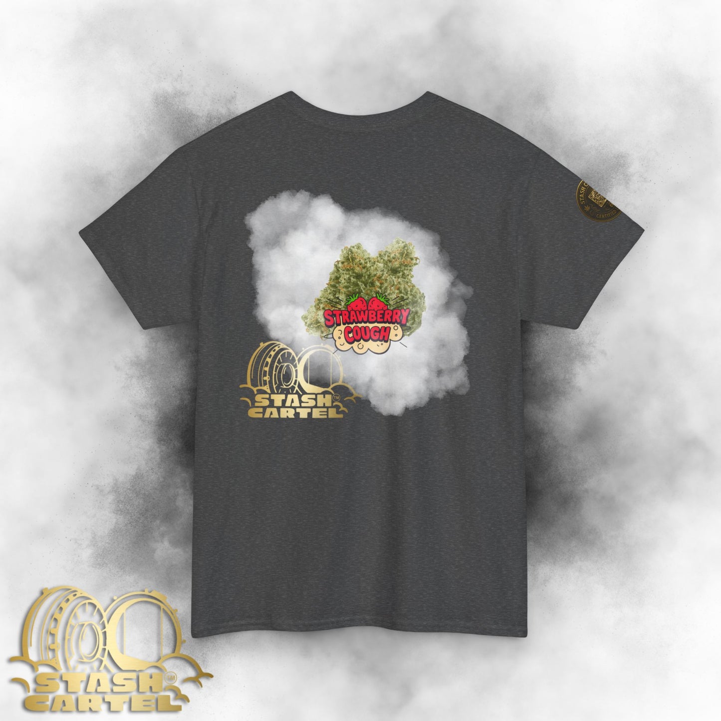 Strawberry Cough Tee – Sweet Smoke Euphoria Unisex Heavy Cotton Tee