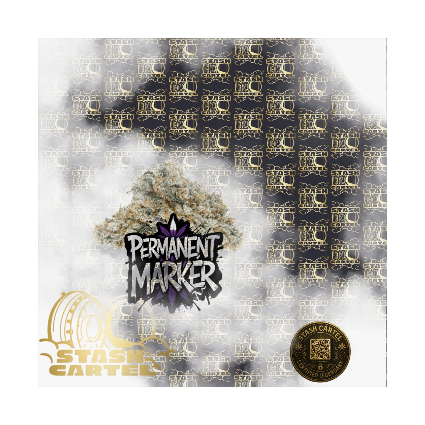 🖊️💥 Permanent Marker Poster – Loud Hybrid Wall Print with Candy Gas & Funk