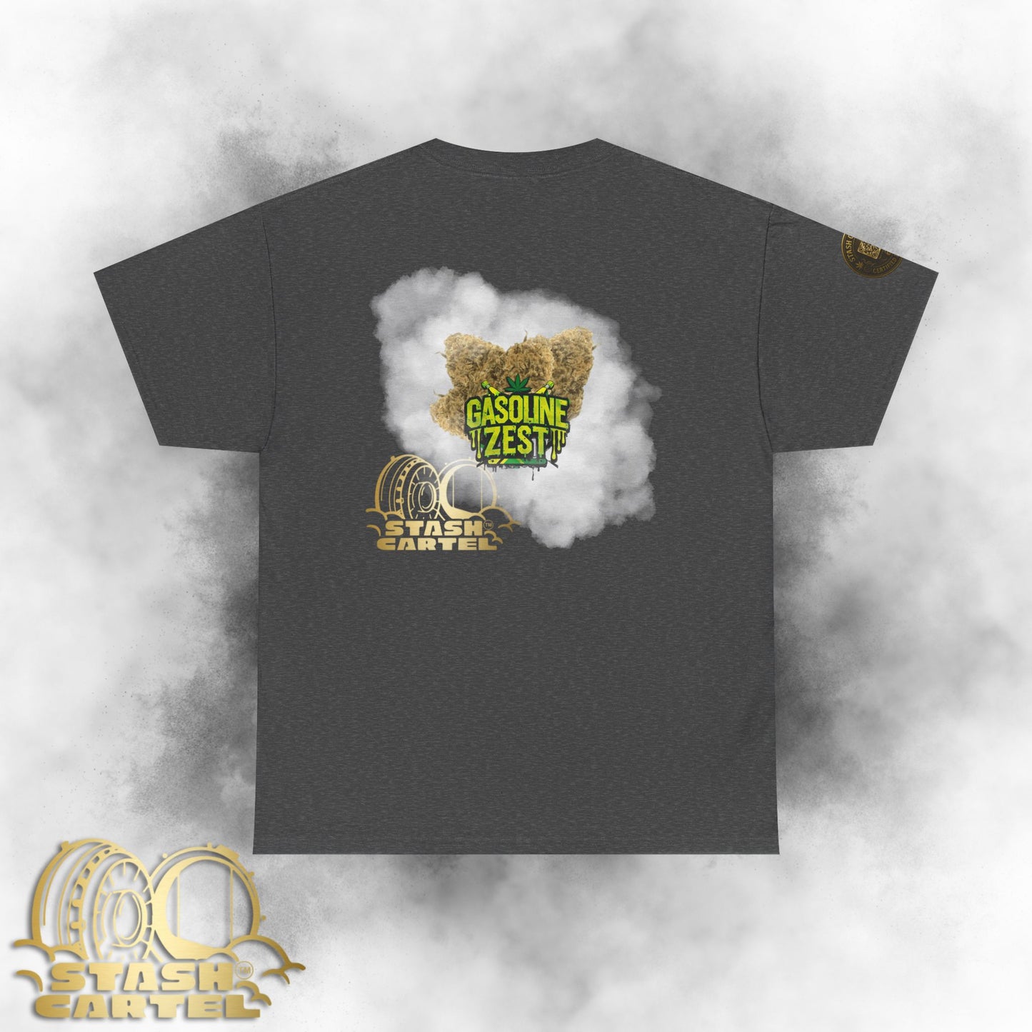 Gasoline Zest Tee – Citrus-Fueled Power Unisex Cotton Tee