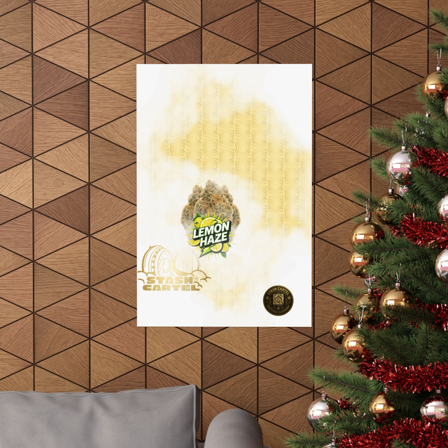 ☀️🍋 Lemon Haze Poster – Bright Citrus Sativa Poster for Focus & Clarity