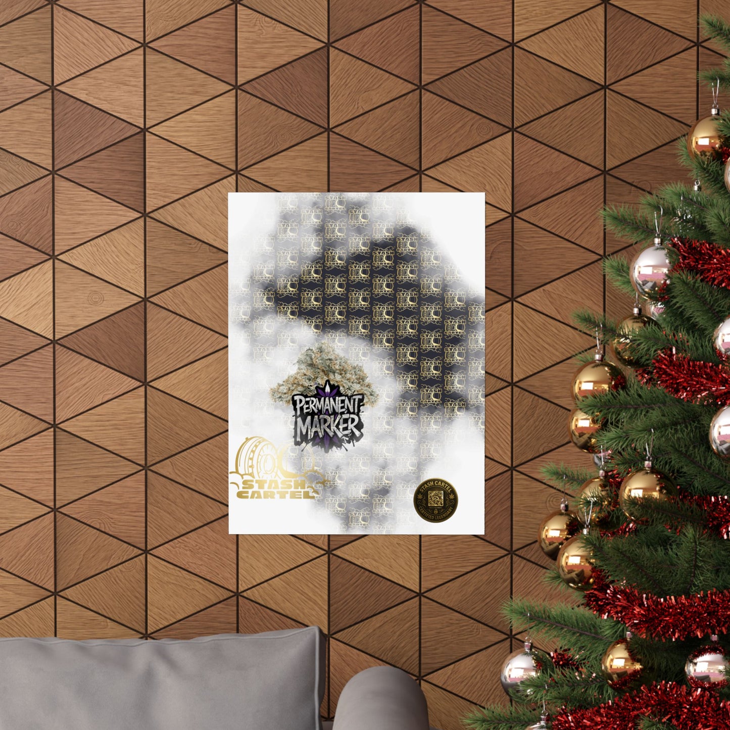 🖊️💥 Permanent Marker Poster – Loud Hybrid Wall Print with Candy Gas & Funk