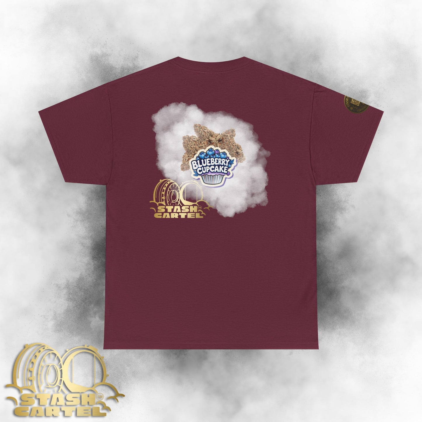 Blueberry Cupcake Tee – Baked Berry Bliss Unisex Heavy Cotton Tee
