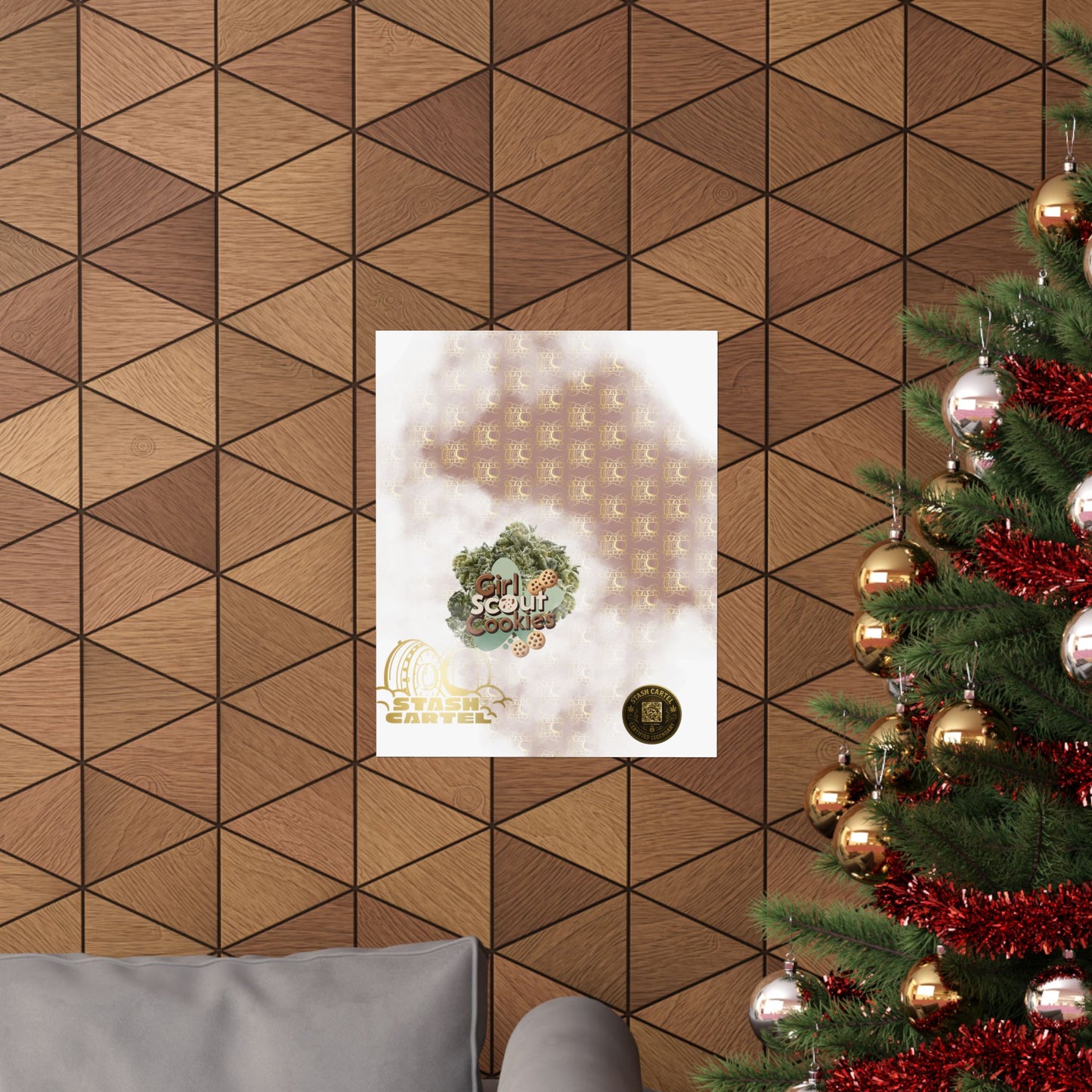 Girl Scout Cookies Legendary Hybrid Poster Art – Sweet & Loud Cannabis Decor