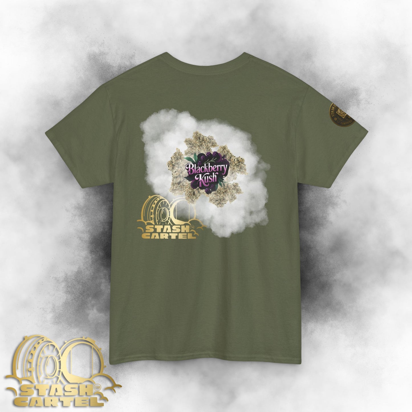 Blackberry Kush Tee – Dark Berry Gas Unisex Heavy Cotton Tee
