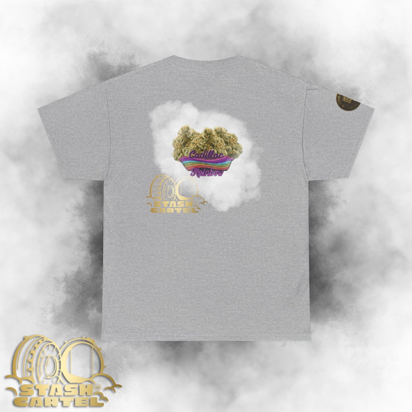 Cadillac Rainbow Tee – Luxe Gas Candy Unisex Heavy Cotton Tee