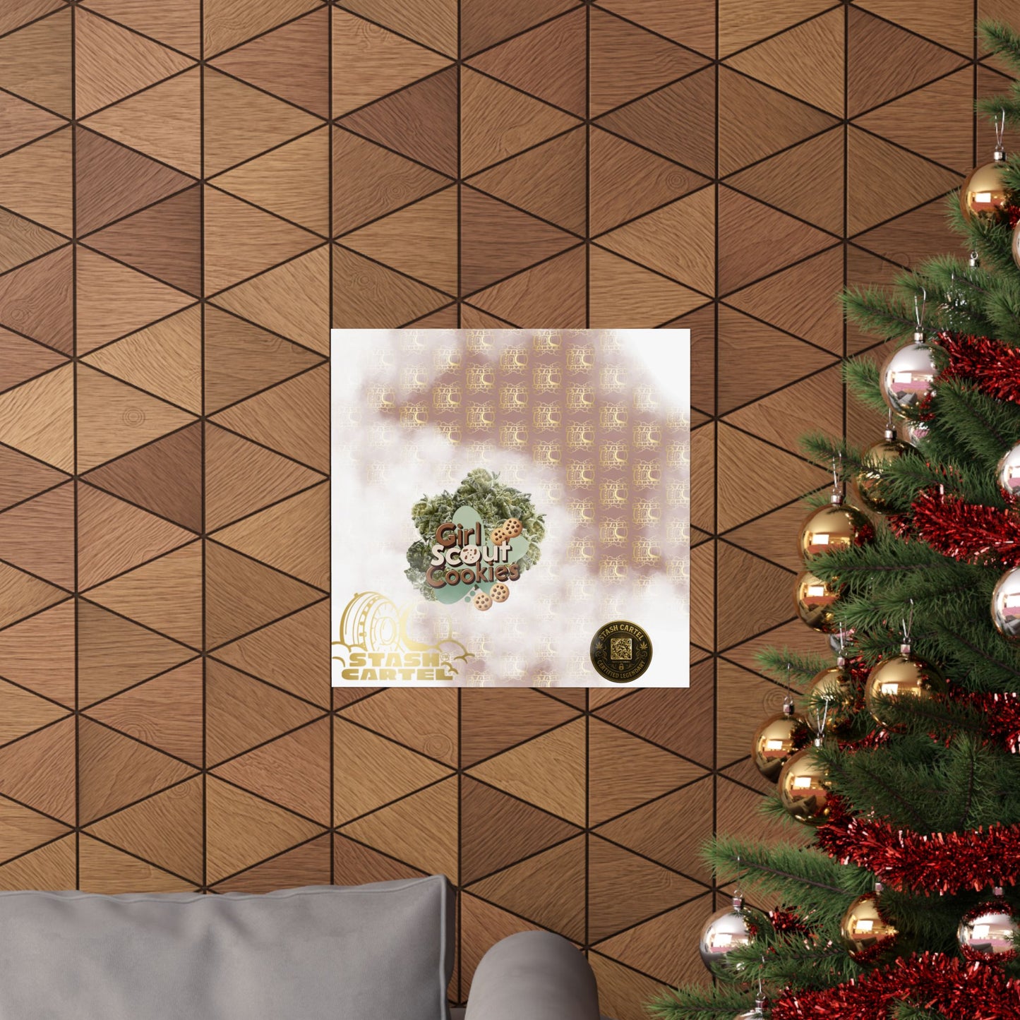Girl Scout Cookies Legendary Hybrid Poster Art – Sweet & Loud Cannabis Decor