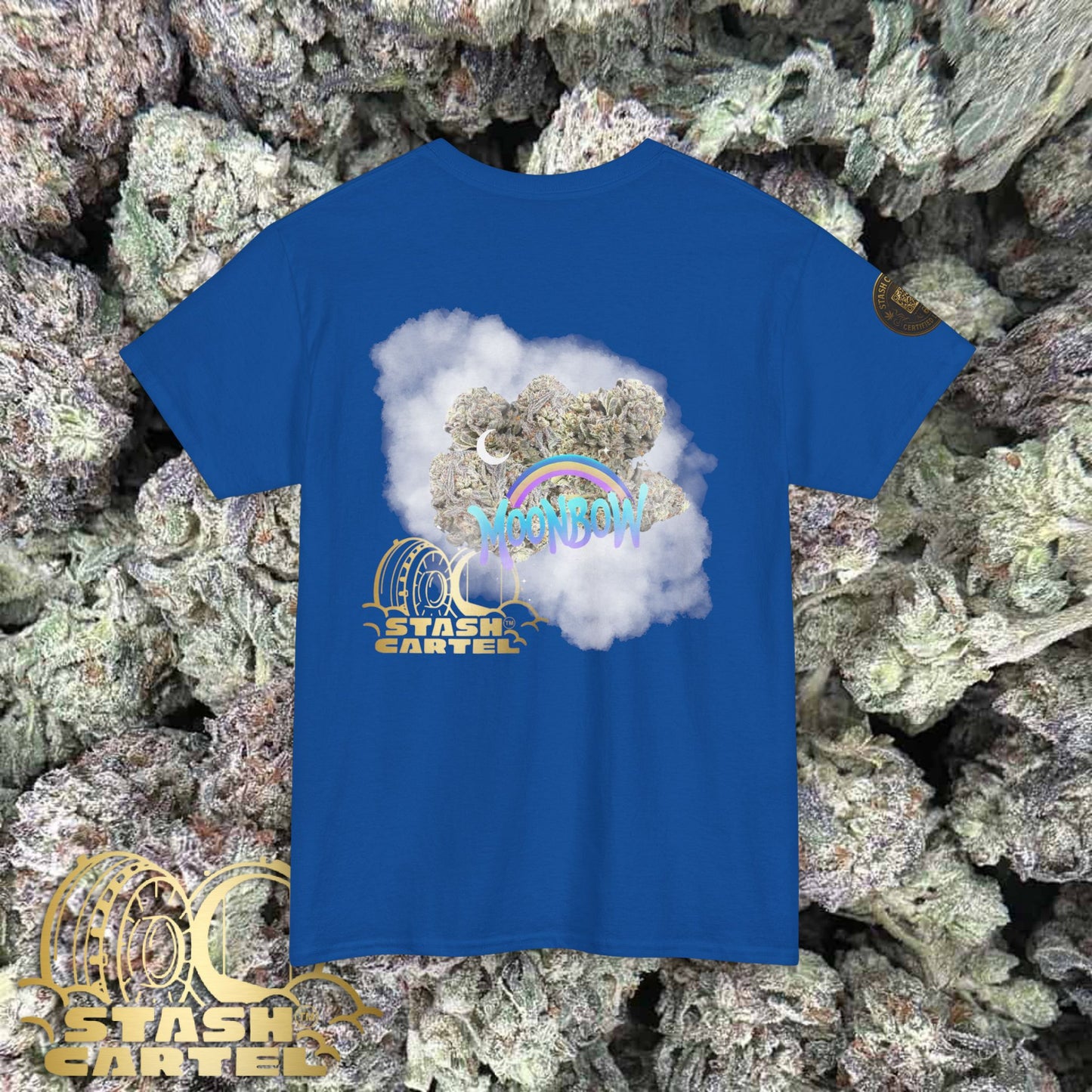 Moonbow Tee – Rainbow Resin Loudwear Unisex Cotton Tee