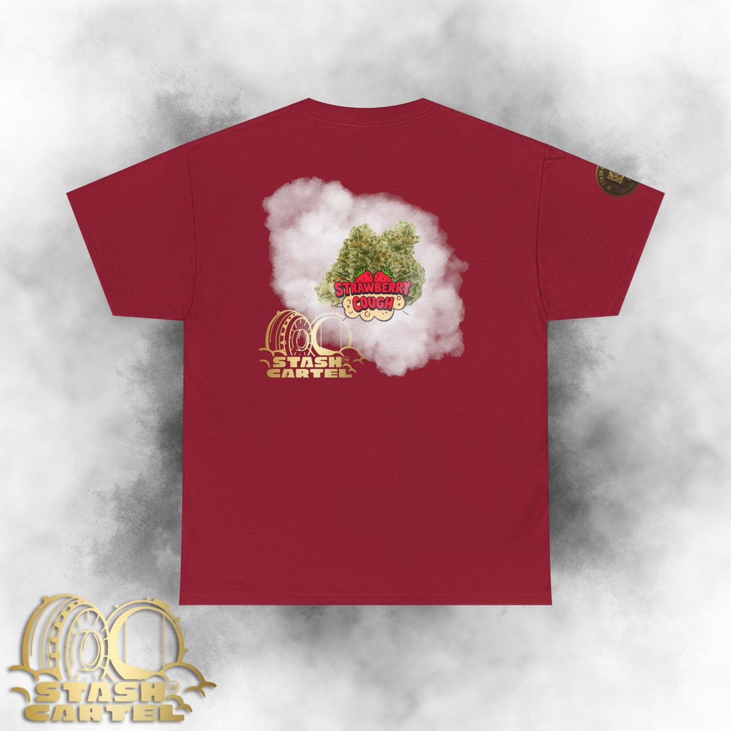 Strawberry Cough Tee – Sweet Smoke Euphoria Unisex Heavy Cotton Tee