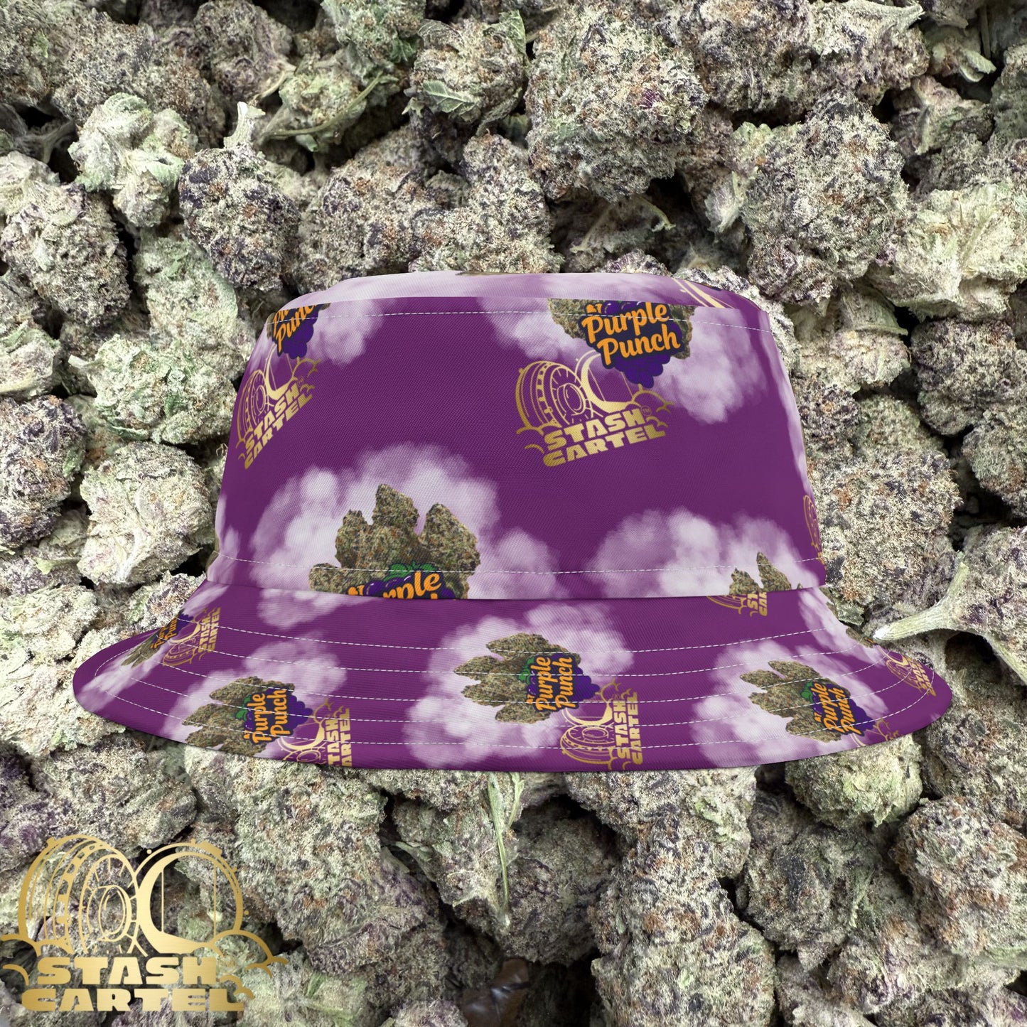 Purple Punch Bucket Hat – Fruity Knockout with Cozy Drip