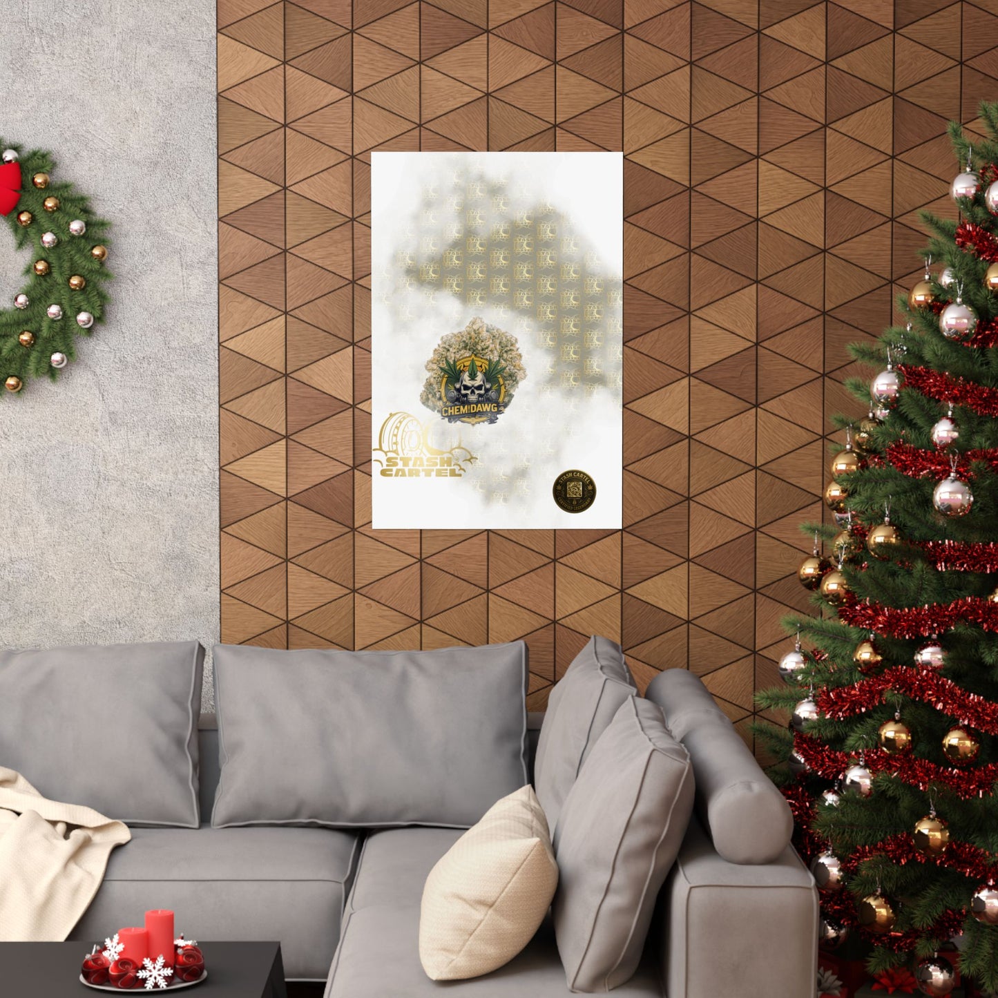 🧪⛽ Chemdawg Poster – Classic Gas Strain Wall Art with Heavy Hybrid Energy