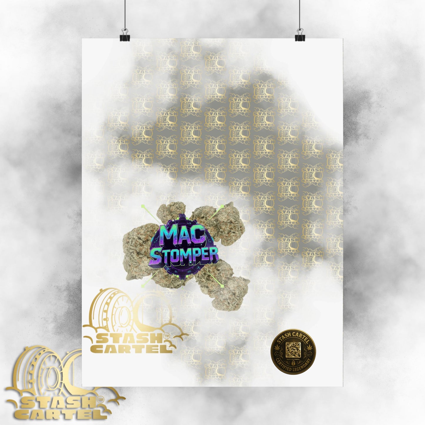 👟🪐 MAC Stomper Poster – Potent Hybrid with Creamy Gas & Cosmic Body High