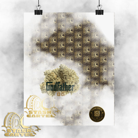 🕴️💨 "Godfather OG" Indica Poster – The Don of Heavy OGs