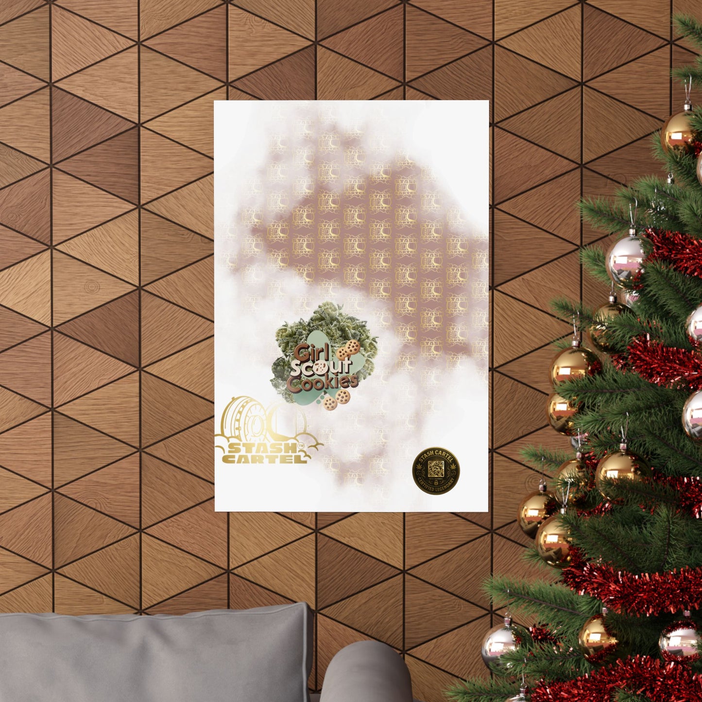 Girl Scout Cookies Legendary Hybrid Poster Art – Sweet & Loud Cannabis Decor