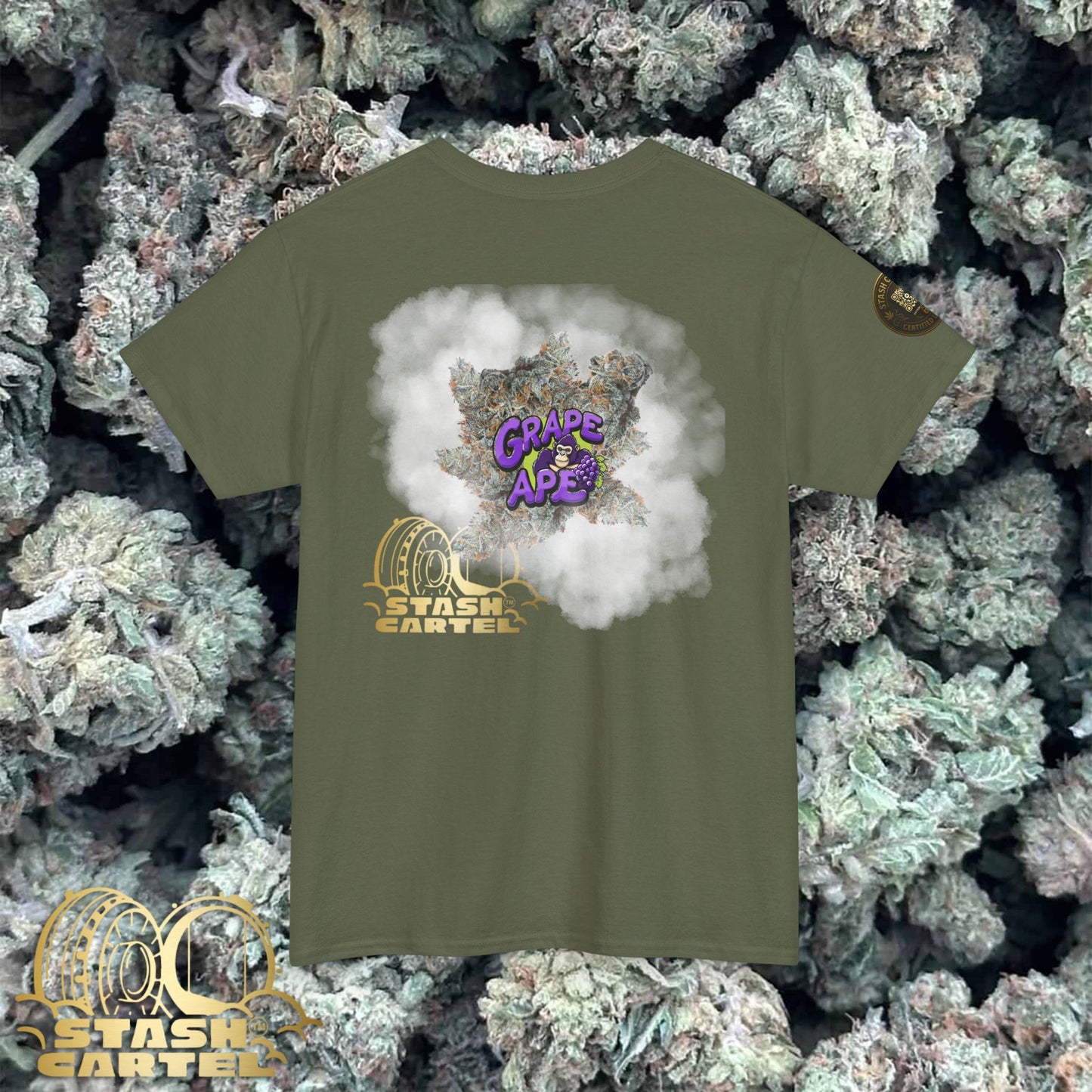 Grape Ape Tee – Purple Royalty, Sweet & Sedative Unisex Heavy Cotton Tee
