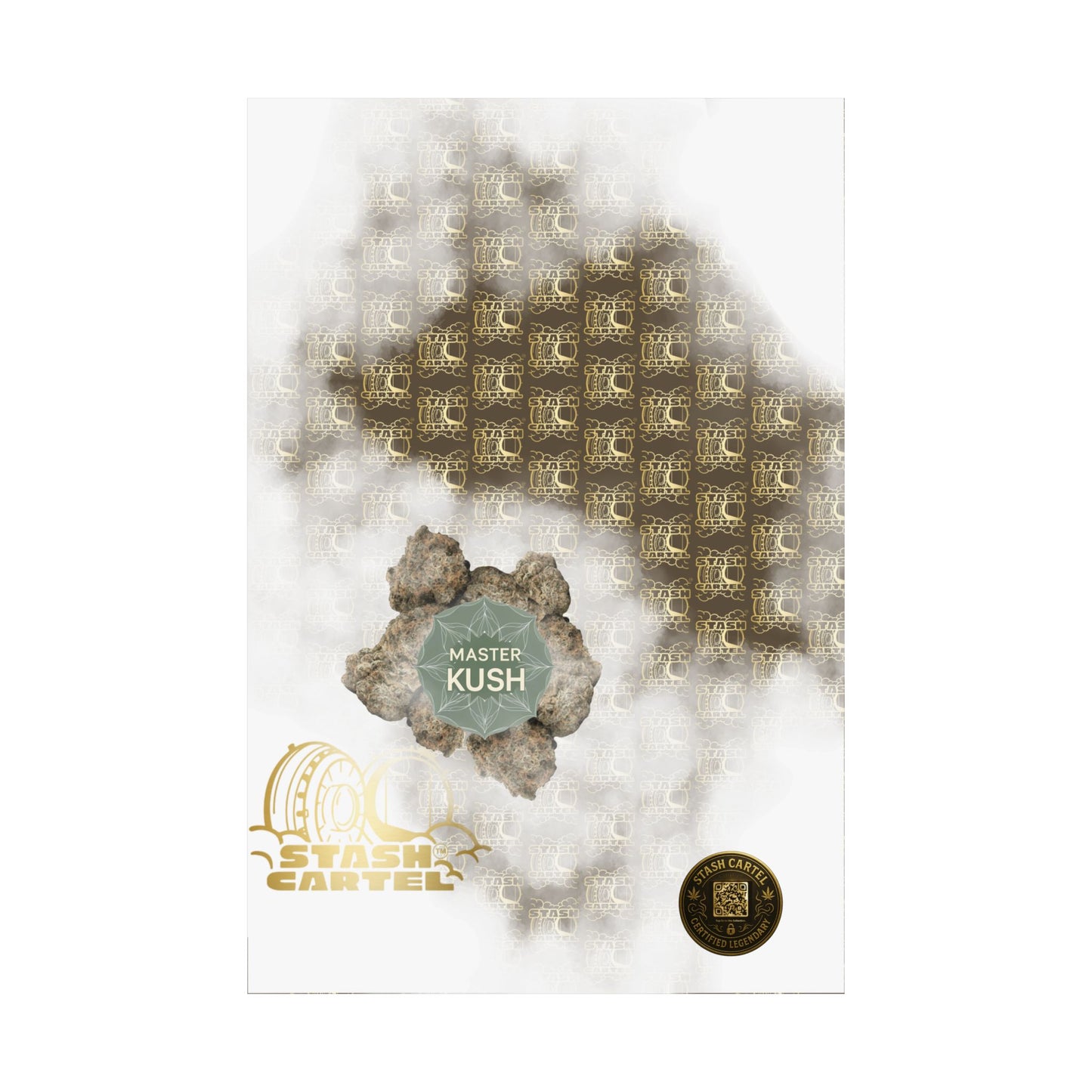 🧘‍♂️ "Master Kush" Classic Amsterdam Indica Poster
