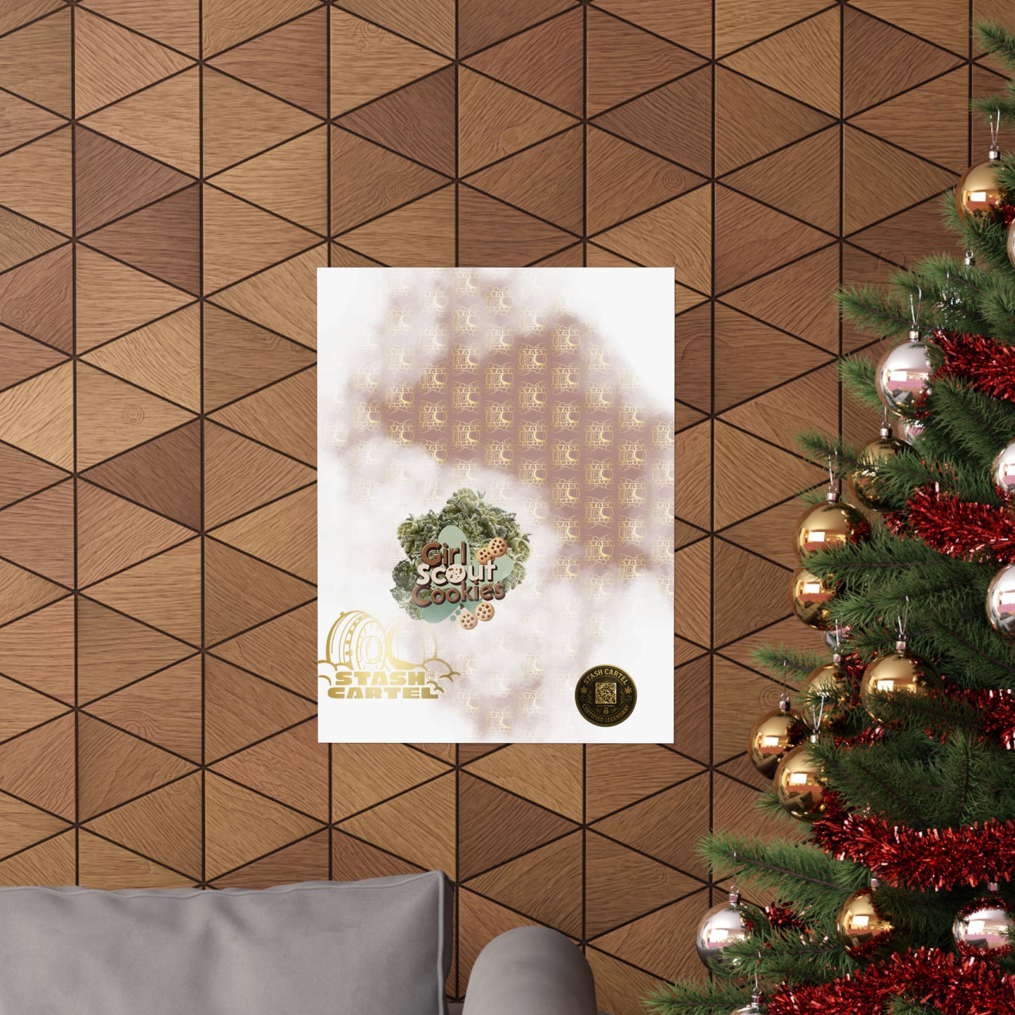 Girl Scout Cookies Legendary Hybrid Poster Art – Sweet & Loud Cannabis Decor