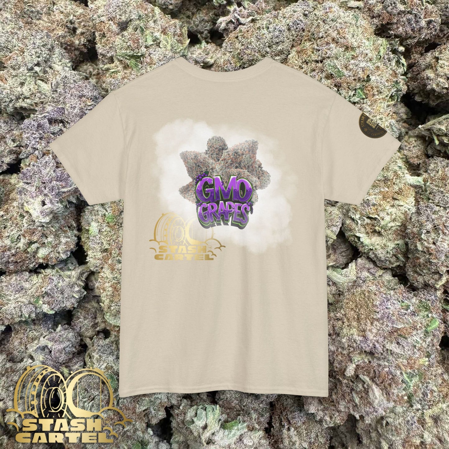 GMO Grapes Tee – Heavy Funk, Purple Drip, Legendary Loud Unisex Graphic Tee