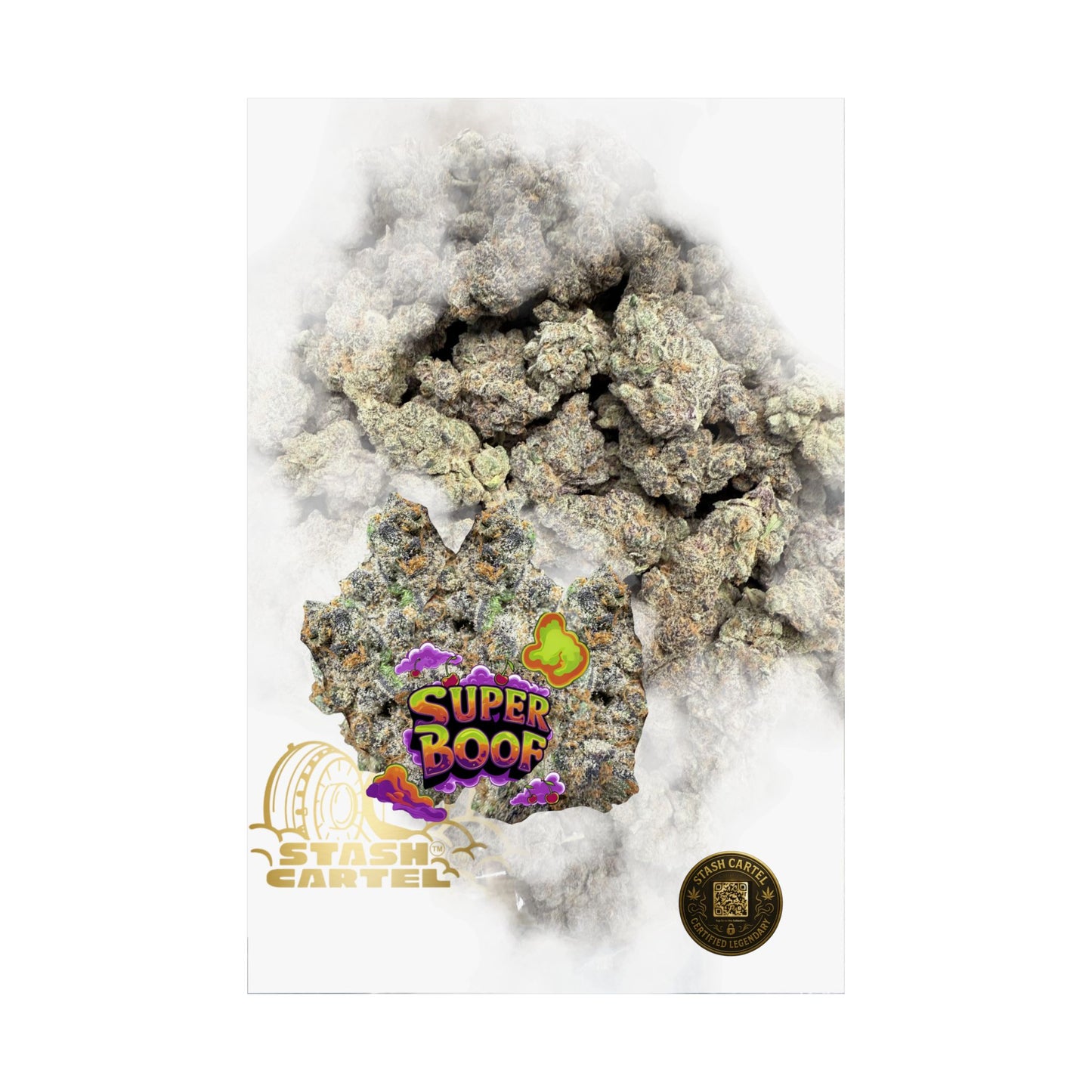 📦🔥 Super Boof Poster – Loud Hybrid Poster with Zesty Gas & Heavy Terps