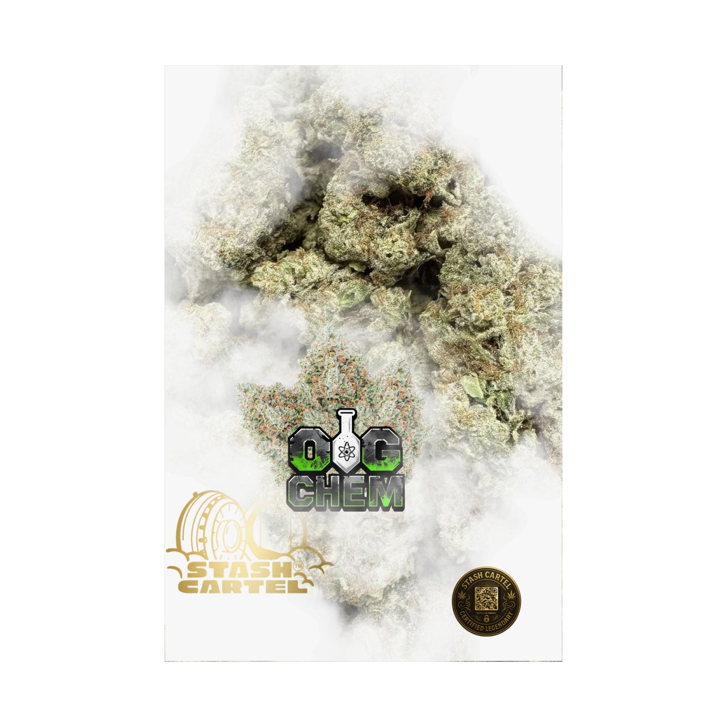 OG Chem Strain Poster – Loud Gas Cannabis Art for True Heads